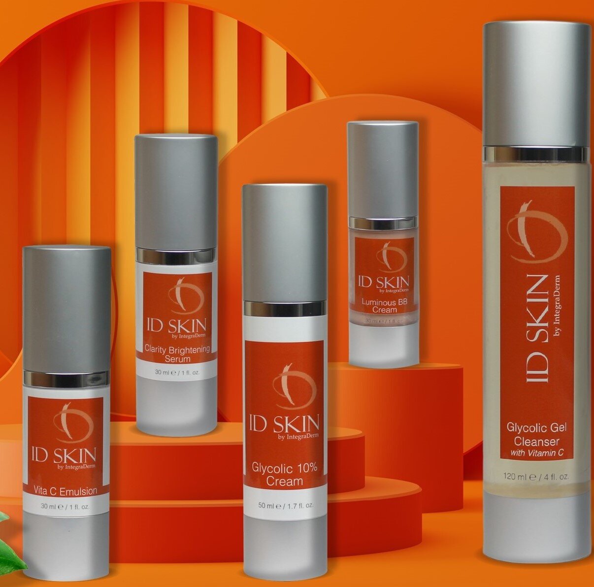 ID Skin Bright Skin Collection — Vitamin C and niacinamide professional skincare for licensed estheticians